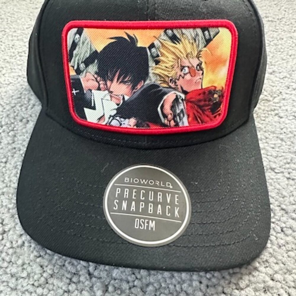 TRIGUN BIOWORLD Series Magazine Illustrated PreCurve SnapBack Hat Rare - NWT - Picture 7 of 7
